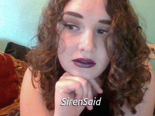 SirenSaid